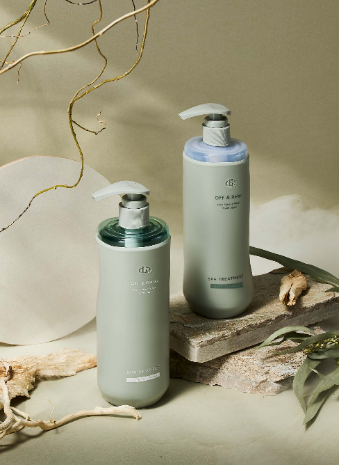 OFF ＆ RELAX - 溫泉水療護理 深層潔淨洗髮露/護髮素 460ML