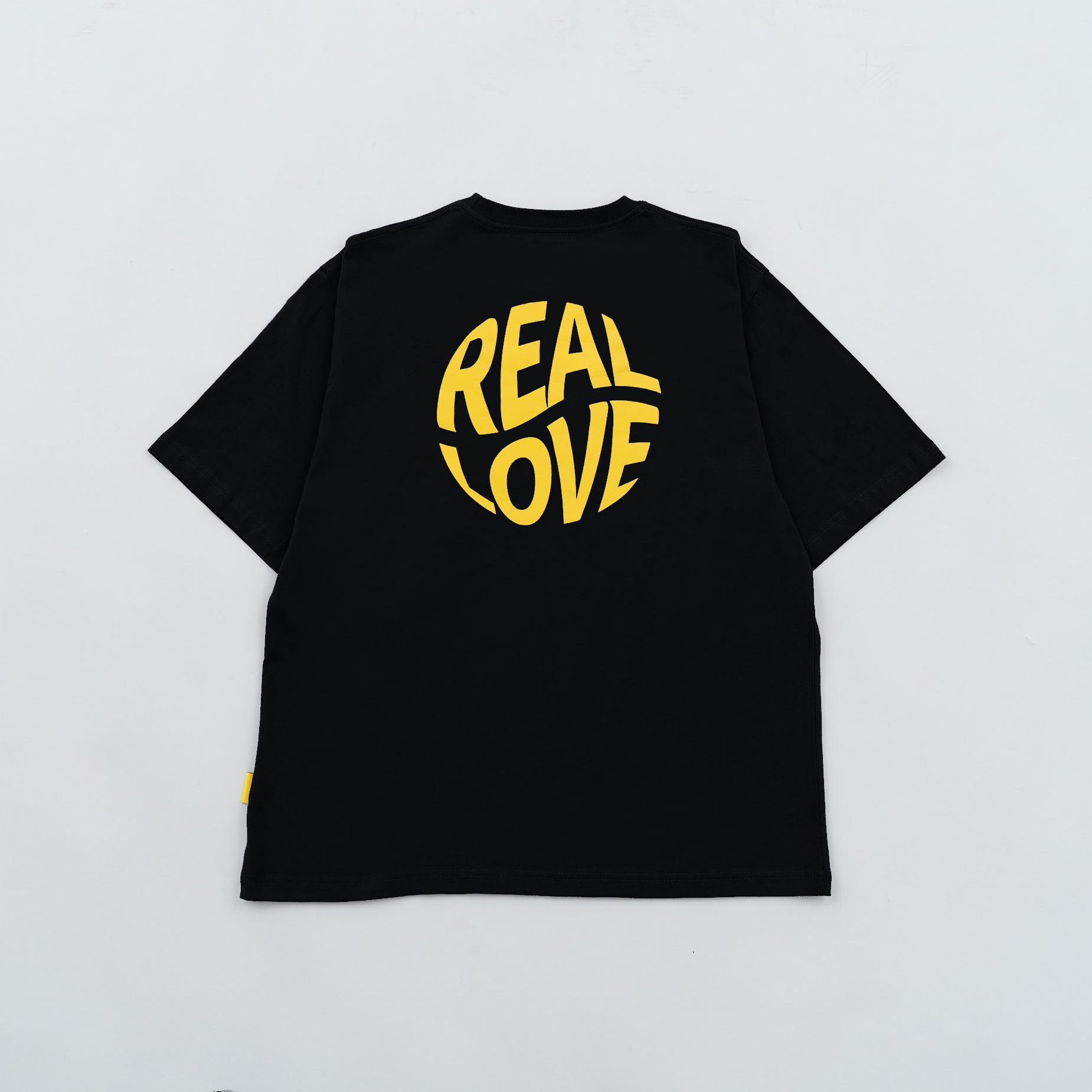 REALATiON 24SS "REAL LOVE"OVERSIZE TEE - Black
