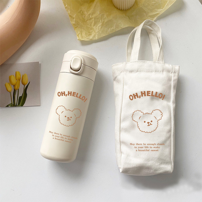 《41470》Hello歪嘴熊熊保溫杯/350ml/450ml