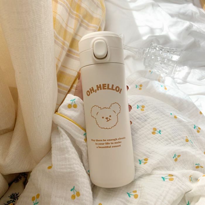 《41470》Hello歪嘴熊熊保溫杯/350ml/450ml