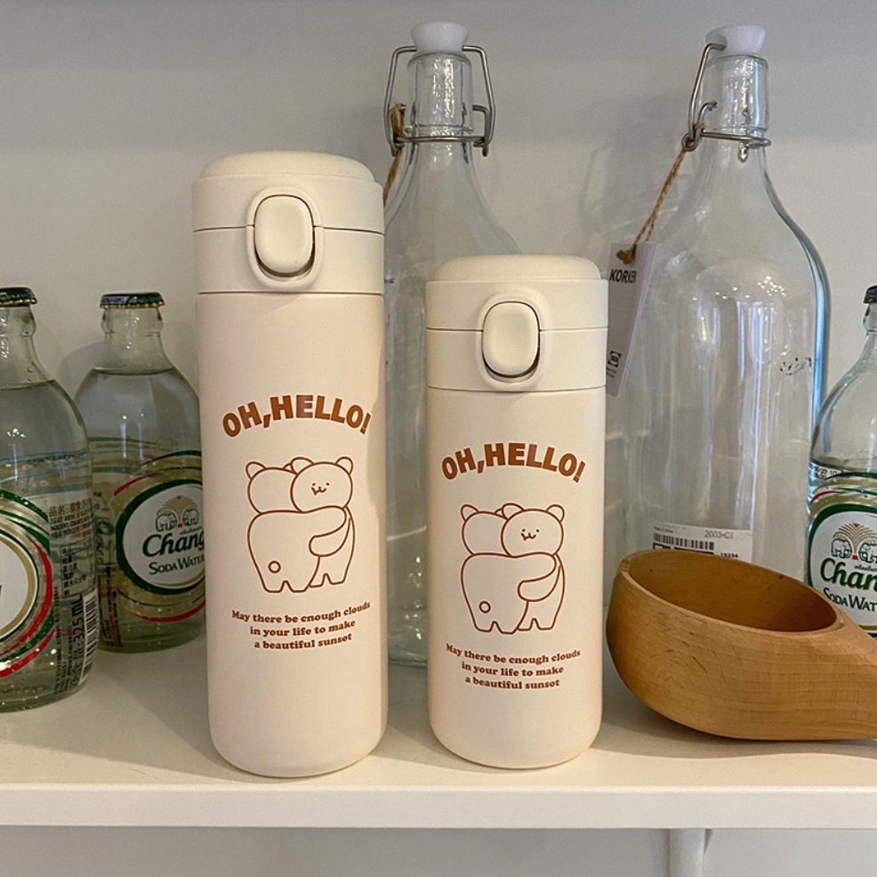 《41475》熊熊抱抱保溫杯/350ml/450ml