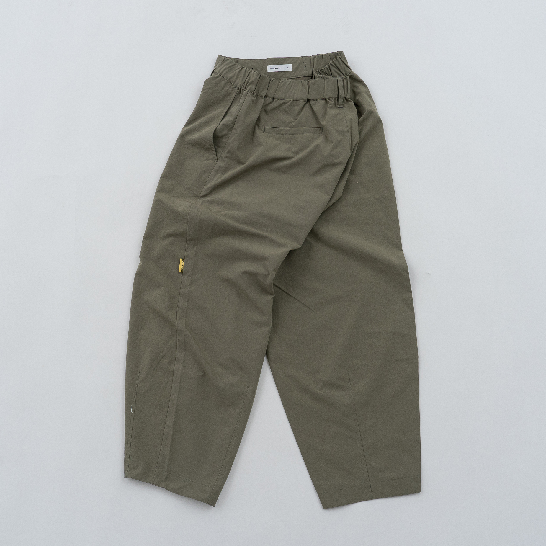 REALATiON 24SS UNISEX CARGO PANTS - Silver Green