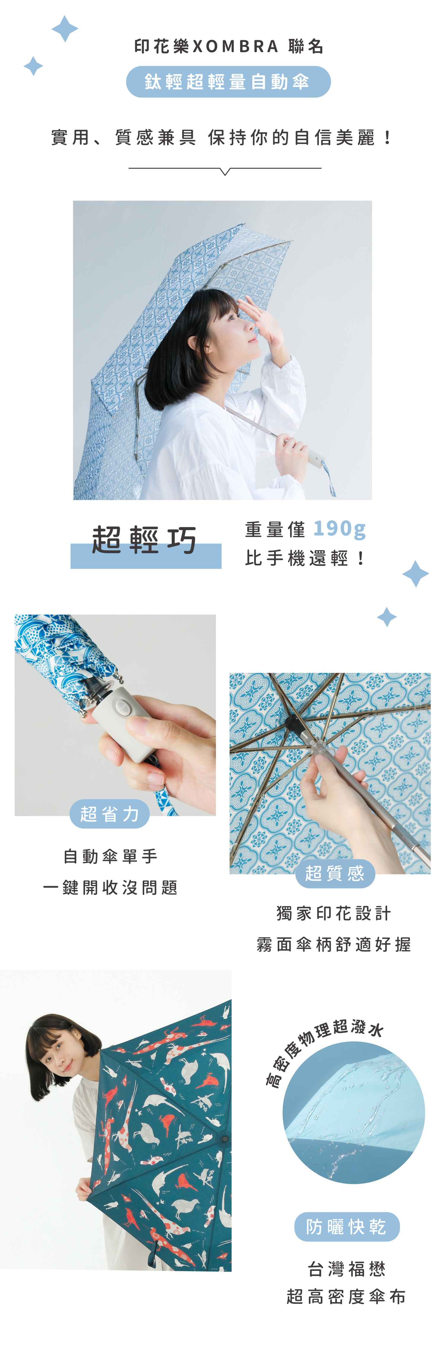 印花樂OMBRA雨傘