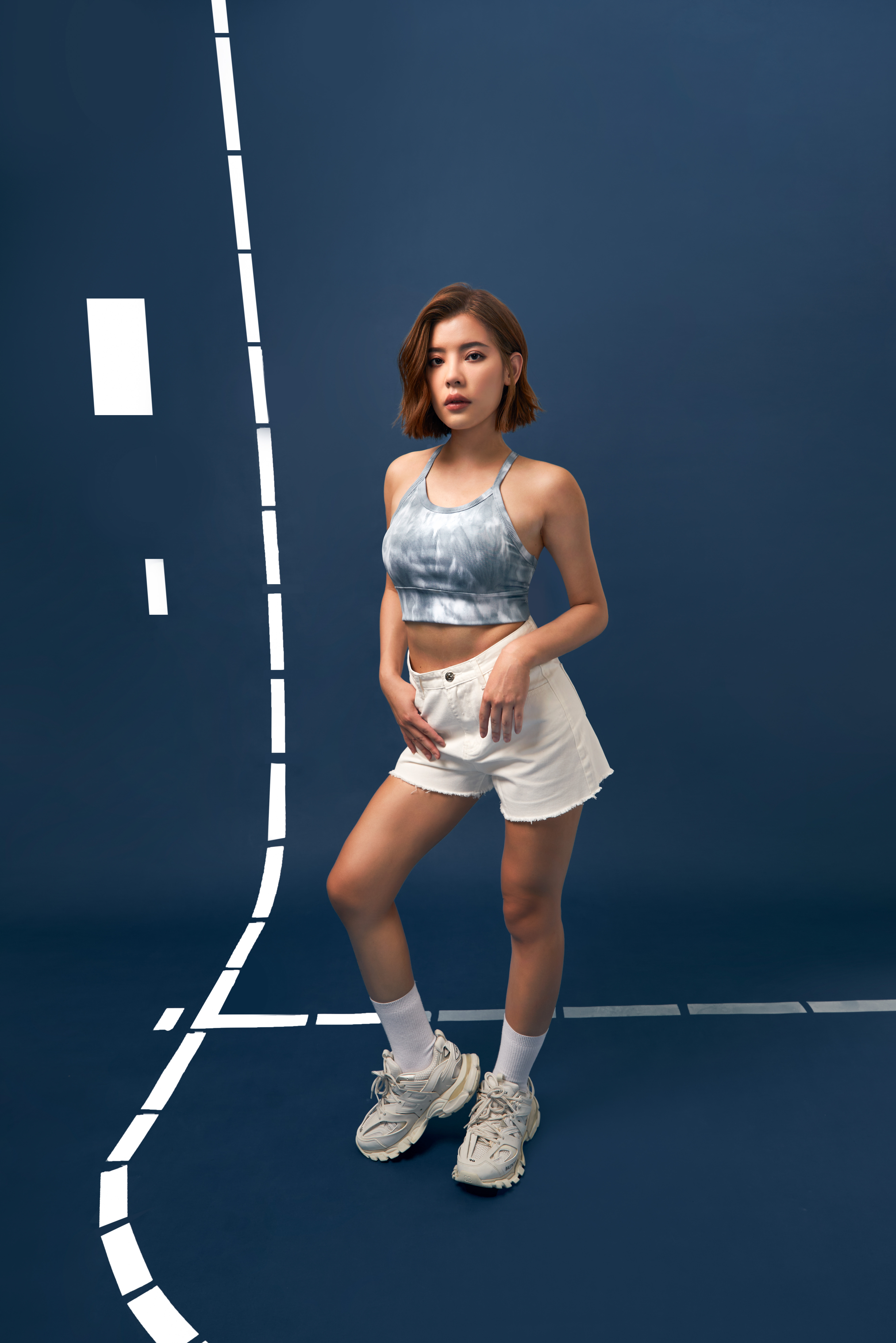 A LINE  丹寧短褲