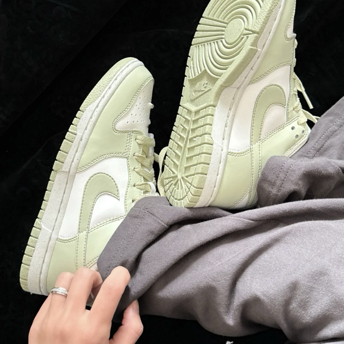 Nike Dunk Low Next Nature Olive Aura 淺灰綠 橄欖綠 低筒休閒鞋