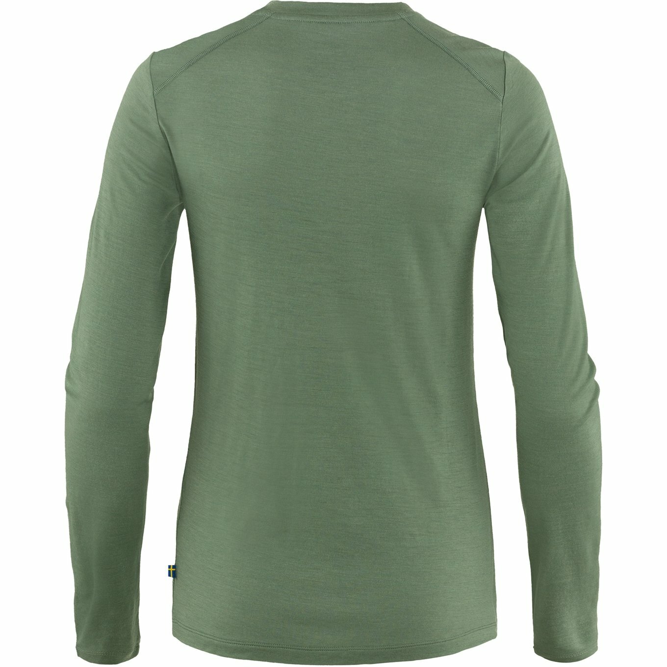 Fjallraven 瑞典北極狐 Abisko Wool LS W 女款 長袖羊毛排汗衣 底層羊毛衣 F84102-614 綠鏽 [HappyOutdoor]