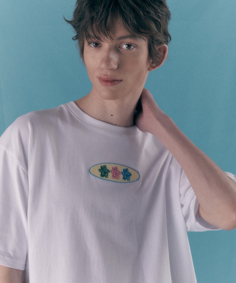 預訂｜AMBLER Circle bear T-shirt (2 COLOR)