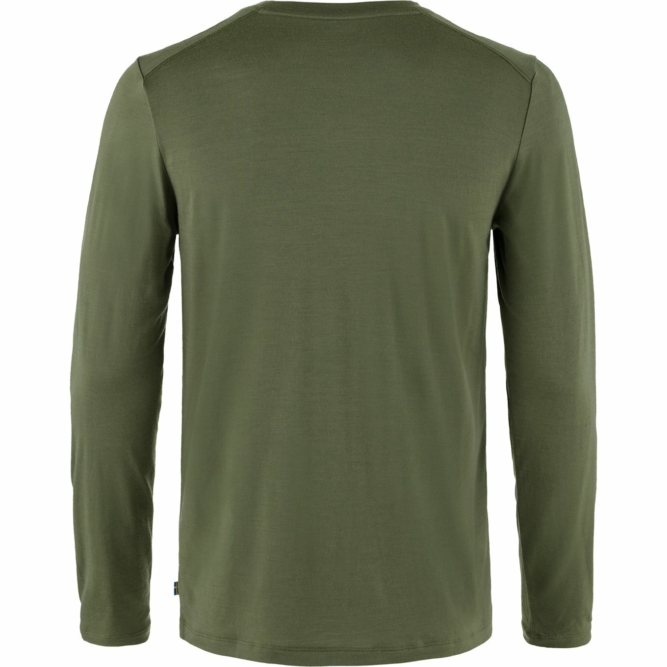 Fjallraven 瑞典北極狐 Abisko Wool LS M 男款 長袖羊毛排汗衣 底層羊毛衣 F87194-625 月桂綠 [HappyOutdoor]