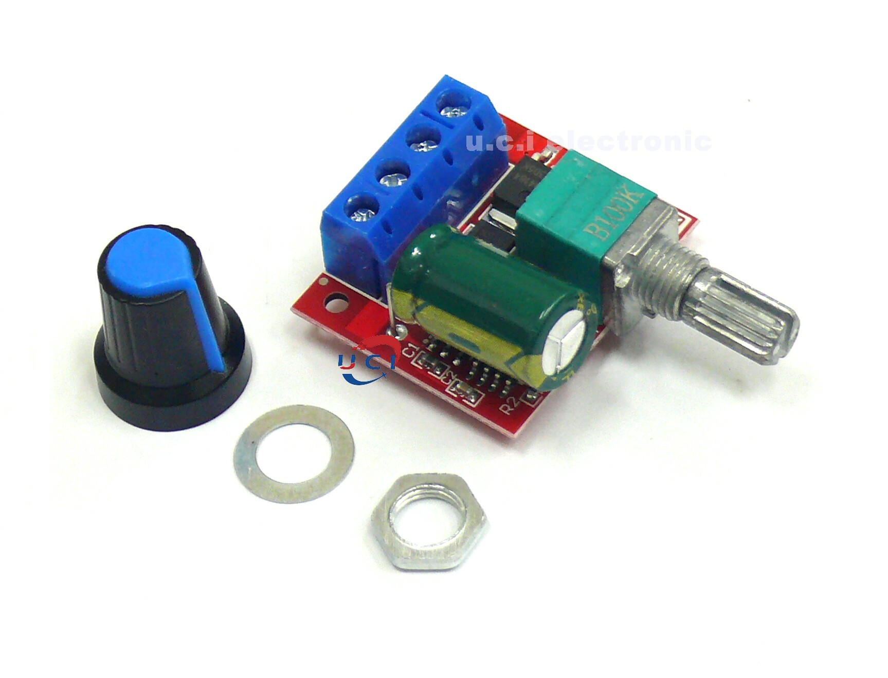 【UCI電子】 (E-23) PWM直流電機調速器5V-35V調速開關 5A開關功能 LED調光器