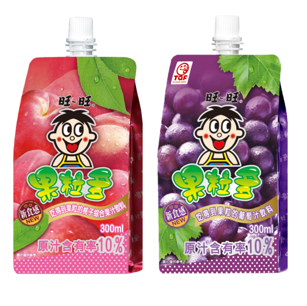 （箱購）旺旺果粒多250ml(24入/箱)(葡萄/桃子)