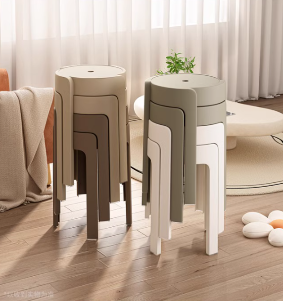 蔓斯菲爾 創意家居塑膠風車凳 (4把裝)