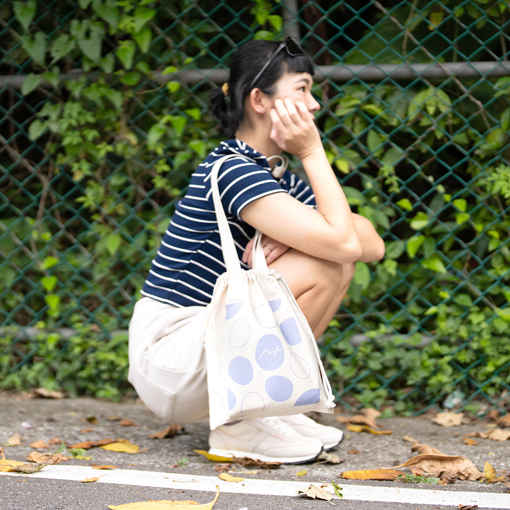 《FuBag》無染束口孵袋-胚布色