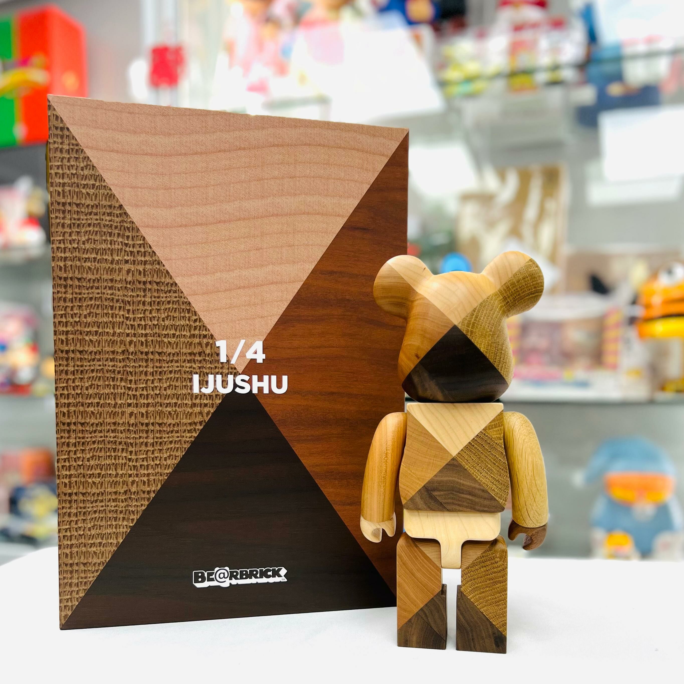 400%  Be@rbrick カリモク 1/4異樹種 Karimoku 1/4 different tree species