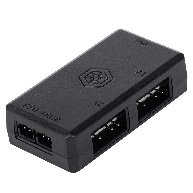 米特3C數位–銀欣 VISTA 120 ARGB混合式高效能散熱風扇/SST-VS120B-ARGB-3PK