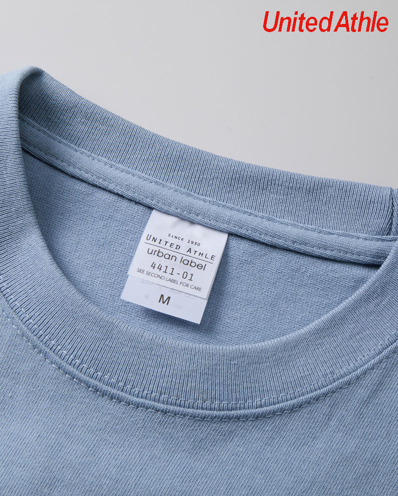 日本授權United Athle 4411-01 9.1oz.重量級 寬版落肩T恤