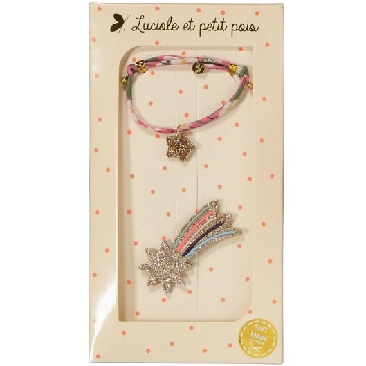 法國 Luciole et Petit Pois/ Gift box - 手環組合- 粉紅流星