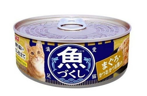 INABA 罐頭 魚盛 吞拿魚+鰹魚+鰹魚片 60g,IM-374(原箱24罐)
