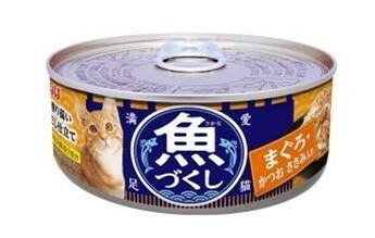 INABA 罐頭 魚盛 吞拿魚+鰹魚+雞肉 60g,IM-373(原箱24罐)