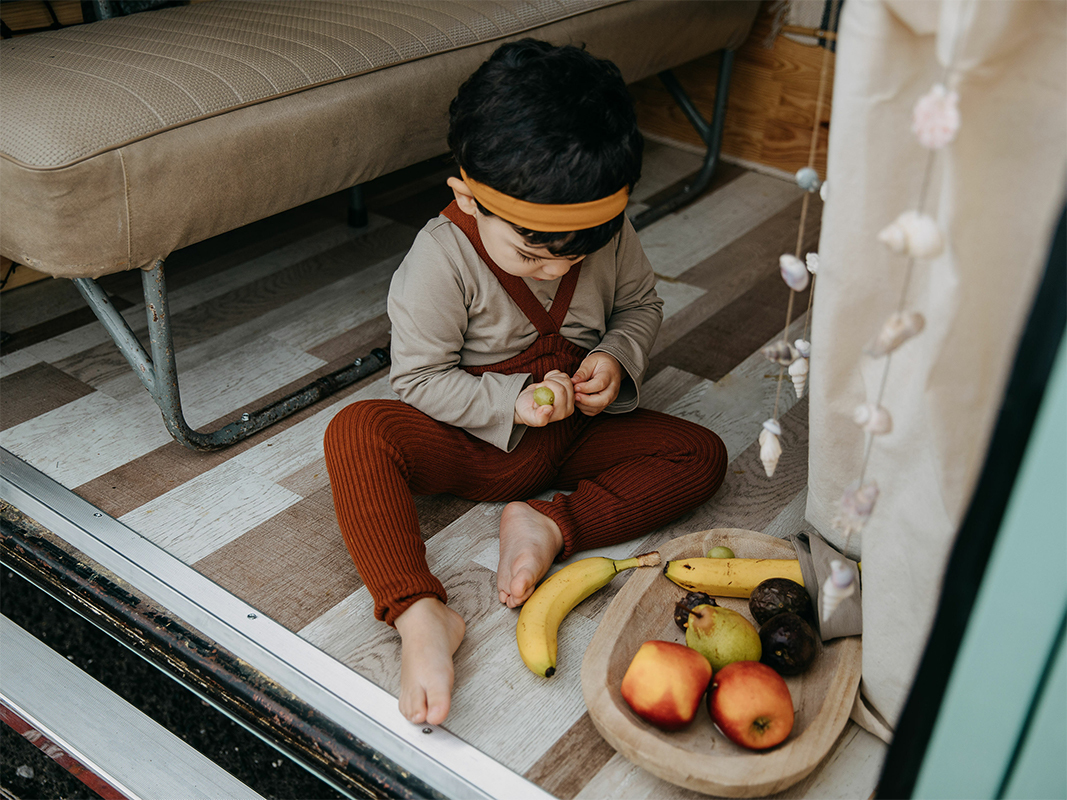 Silly Silas 復古嬉皮吊帶褲-Cinnamon