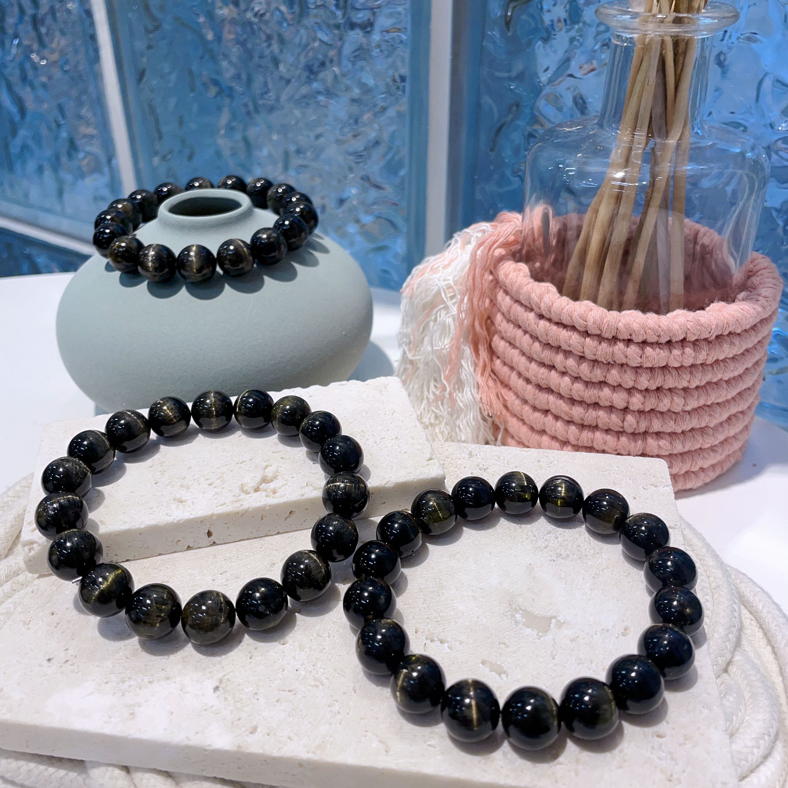 貓眼綠碧璽手串 11mm