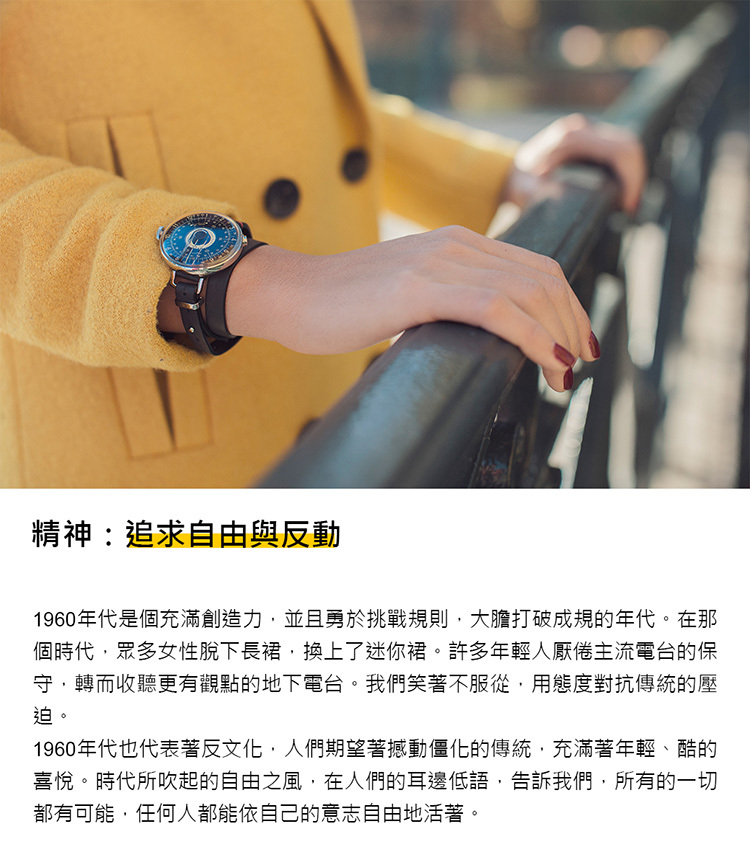 klokers_庫克錶_KLOK-08-D3 黑軸+單圈皮革錶帶