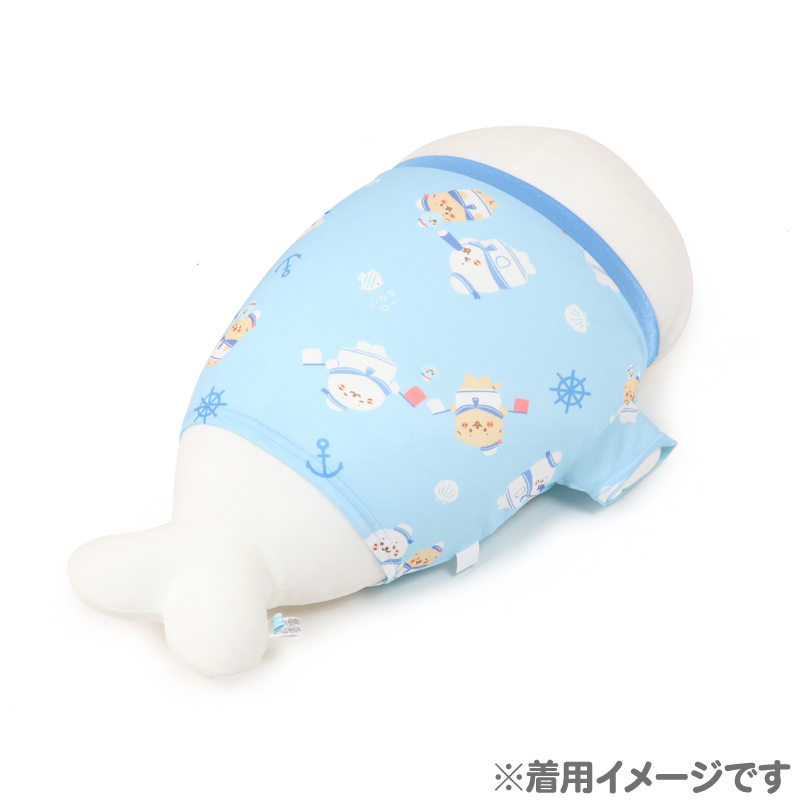 Sirotan 涼感絨毛抱枕套 小白海洋 55cm、85cm