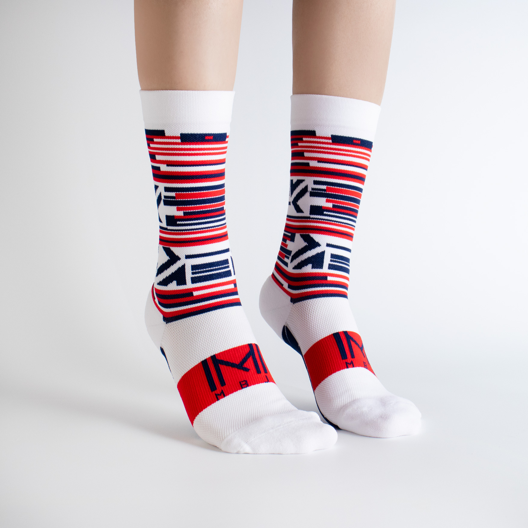 白藍指標｜經典設計師款．壓力3/4襪