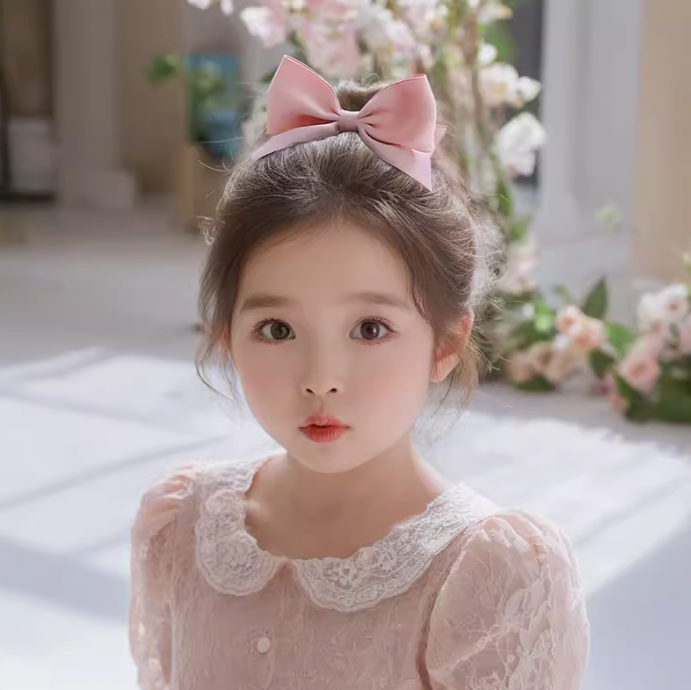 [2 FOR RM10] Cute 3D Solid Color Ribbon Hair Clip