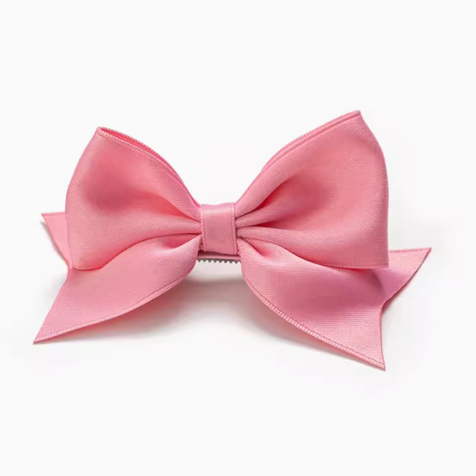 [2 FOR RM10] Cute 3D Solid Color Ribbon Hair Clip