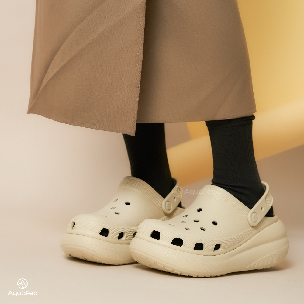 Crocs Crush Clog Bone 男鞋 女鞋 奶茶色 洞洞鞋 經典 布希鞋 涼拖鞋 207521-2Y2