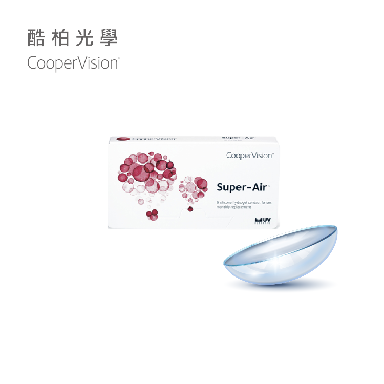 酷柏CooperVision 優氧矽水膠透明月拋1片裝