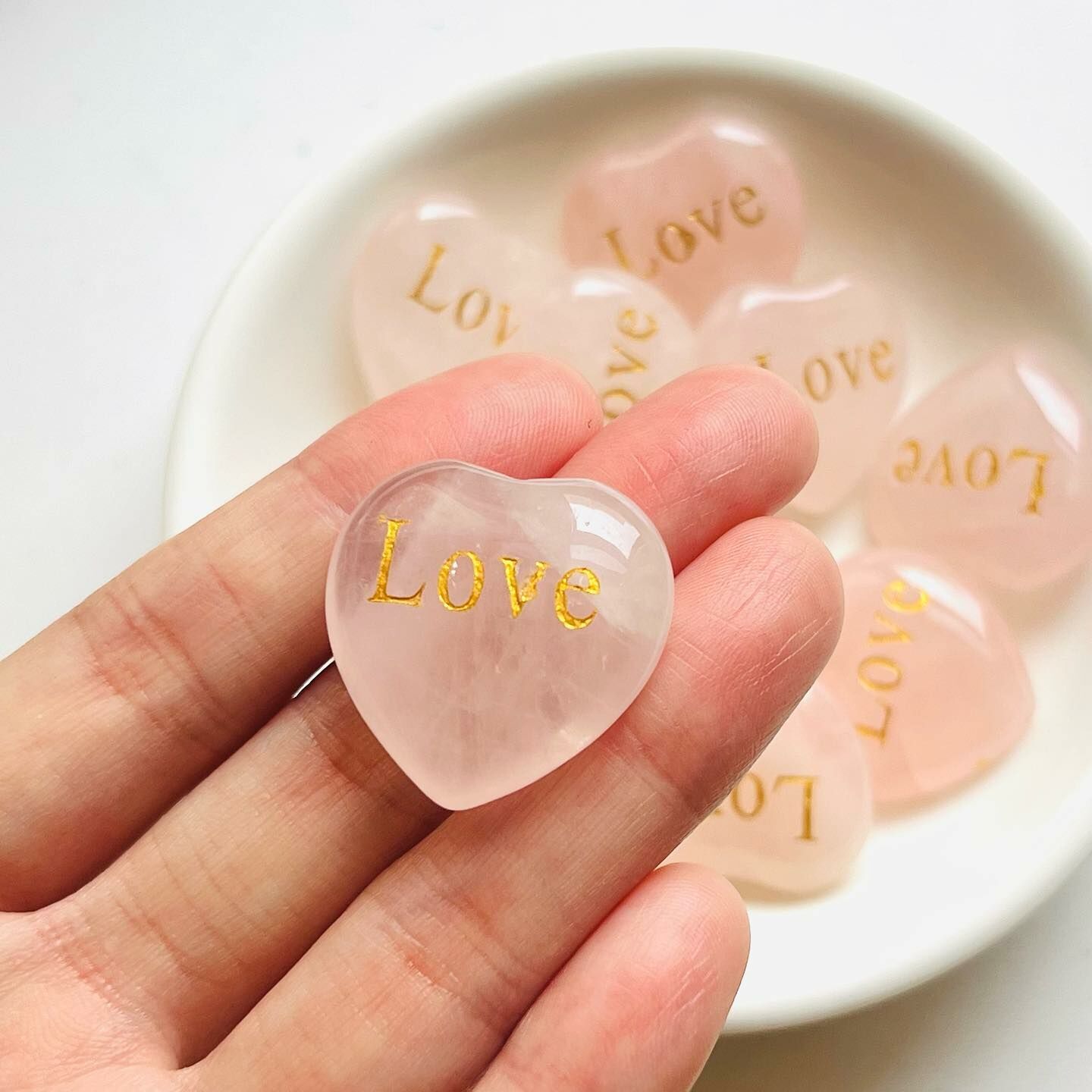 [原石] 粉晶 Love愛心桃花石