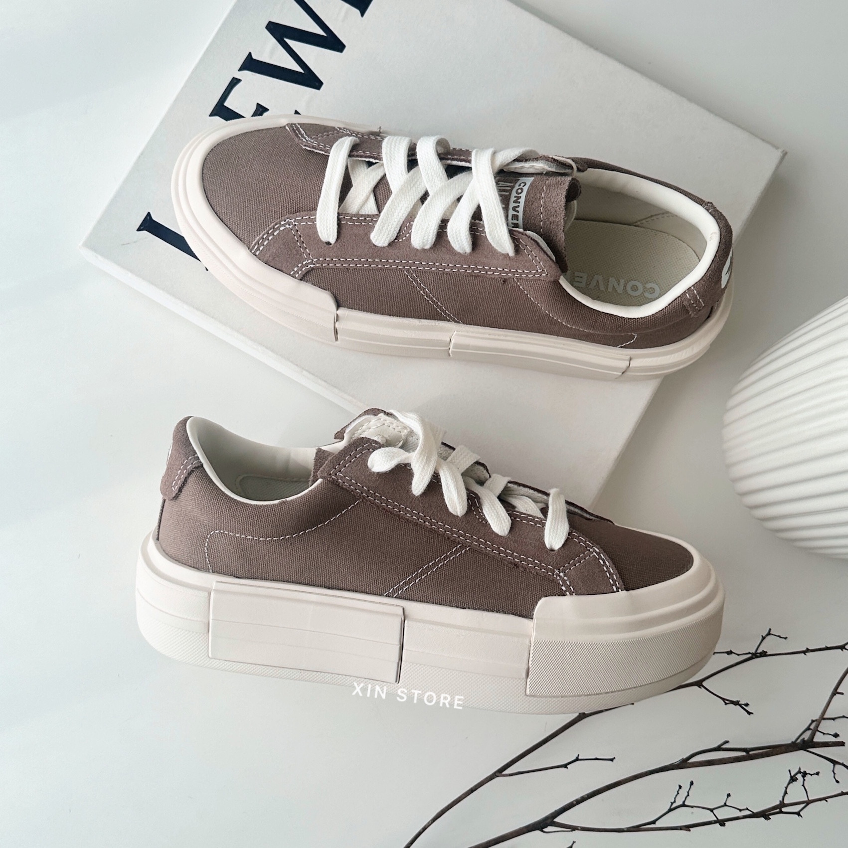 【現貨】Converse All Star Ctas Cruise Ox Mud UU鞋 低筒 輕量 厚底 卡其色