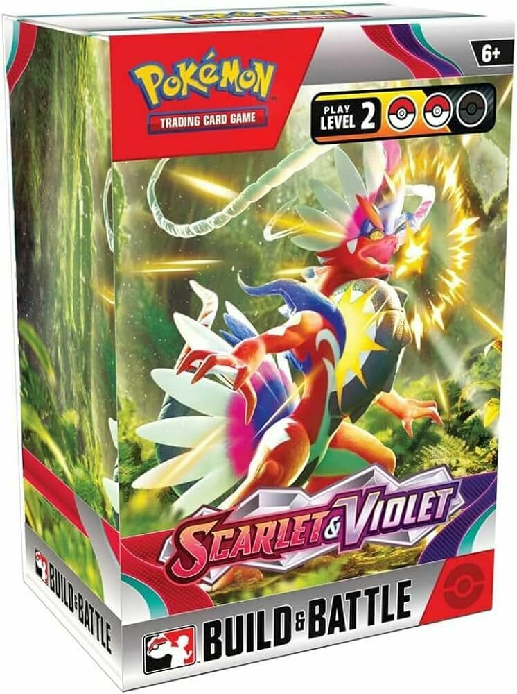 Pokémon TCG Box Scarlet Violet Build and Battle