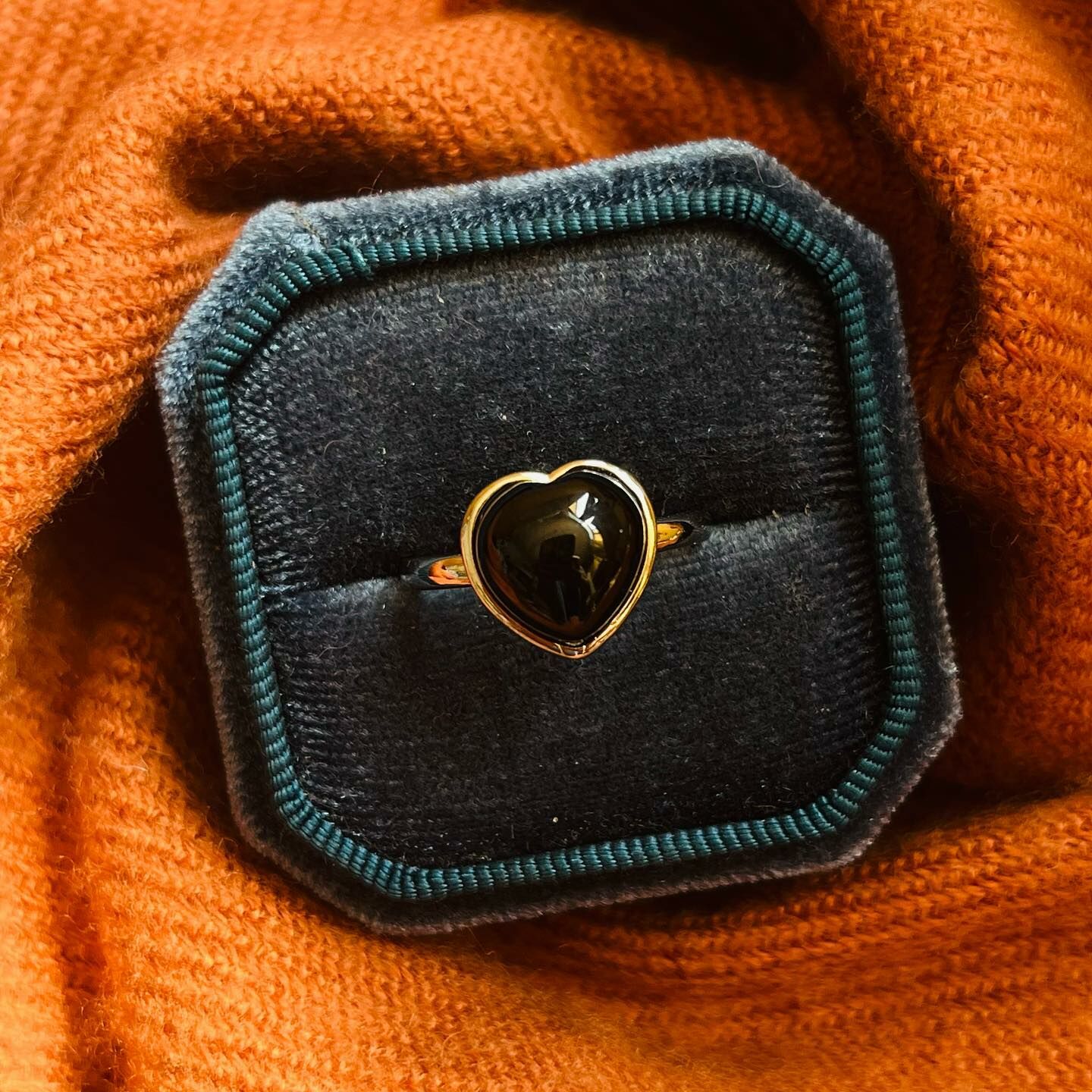 [原石] 黑碧璽 戒指