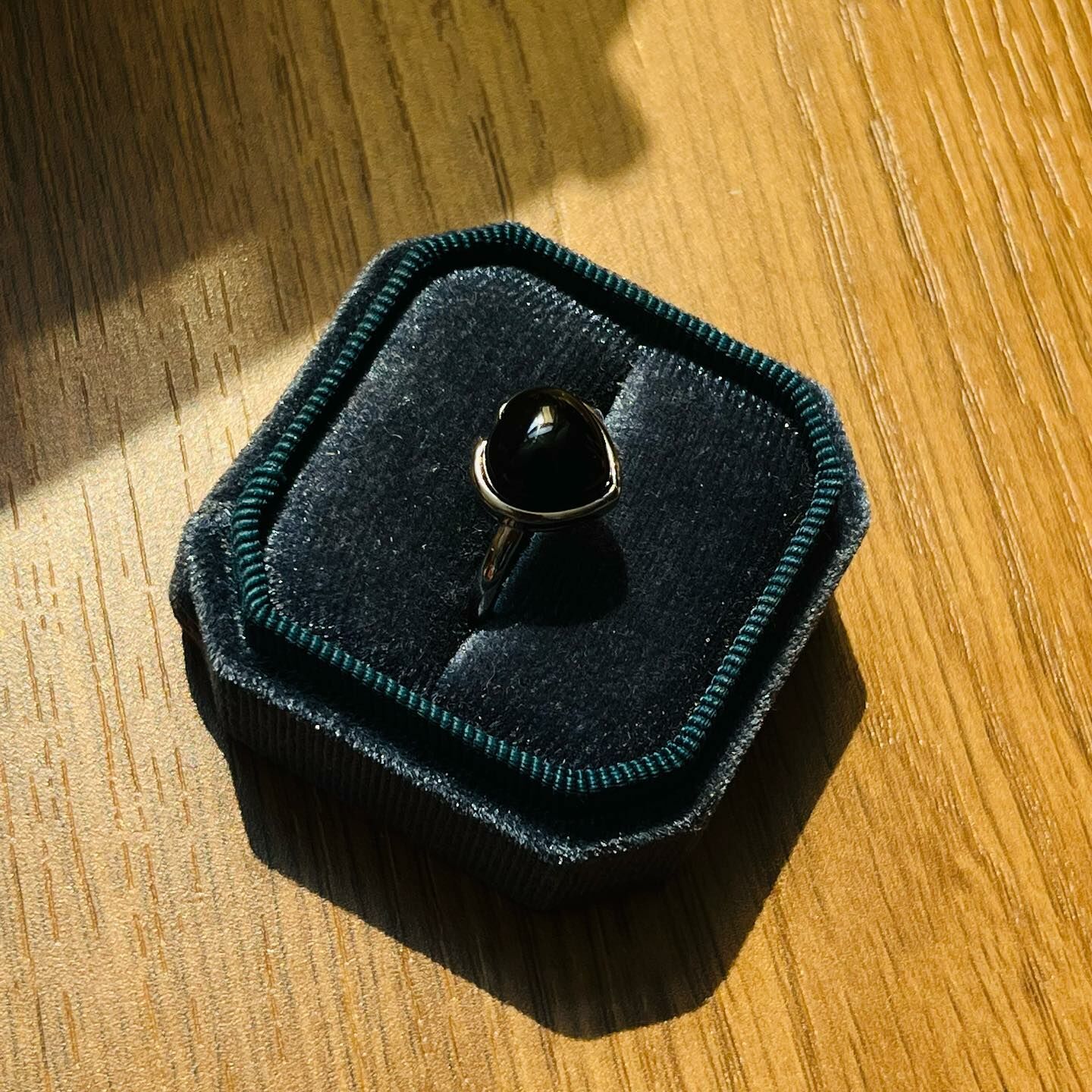 [原石] 黑碧璽 戒指