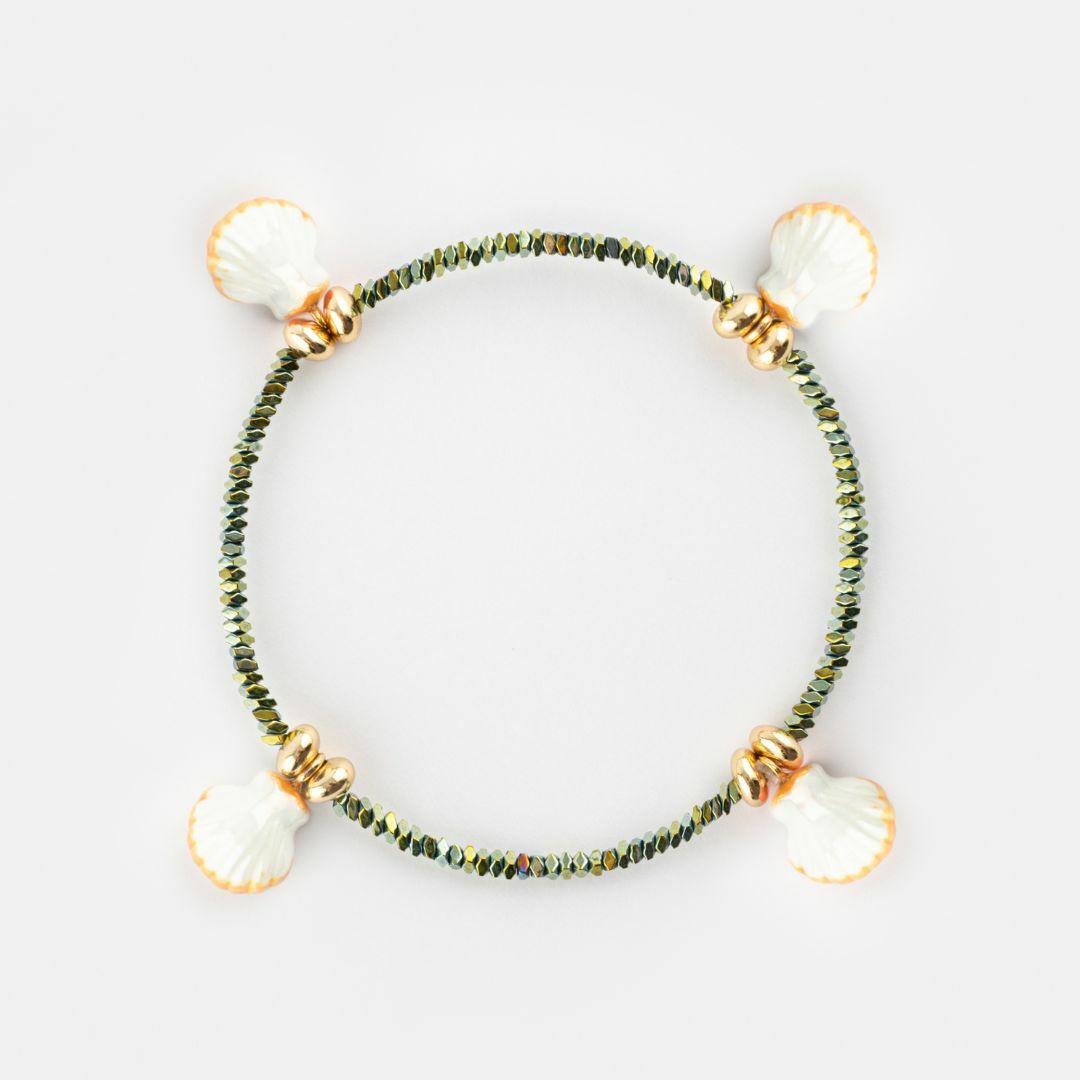 NACH 貝殼赤鐵礦珠手鍊