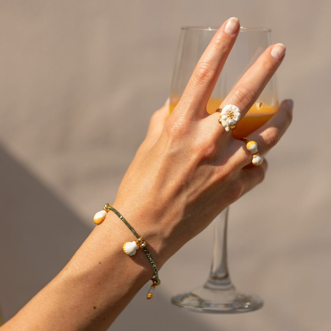 NACH 貝殼赤鐵礦珠手鍊