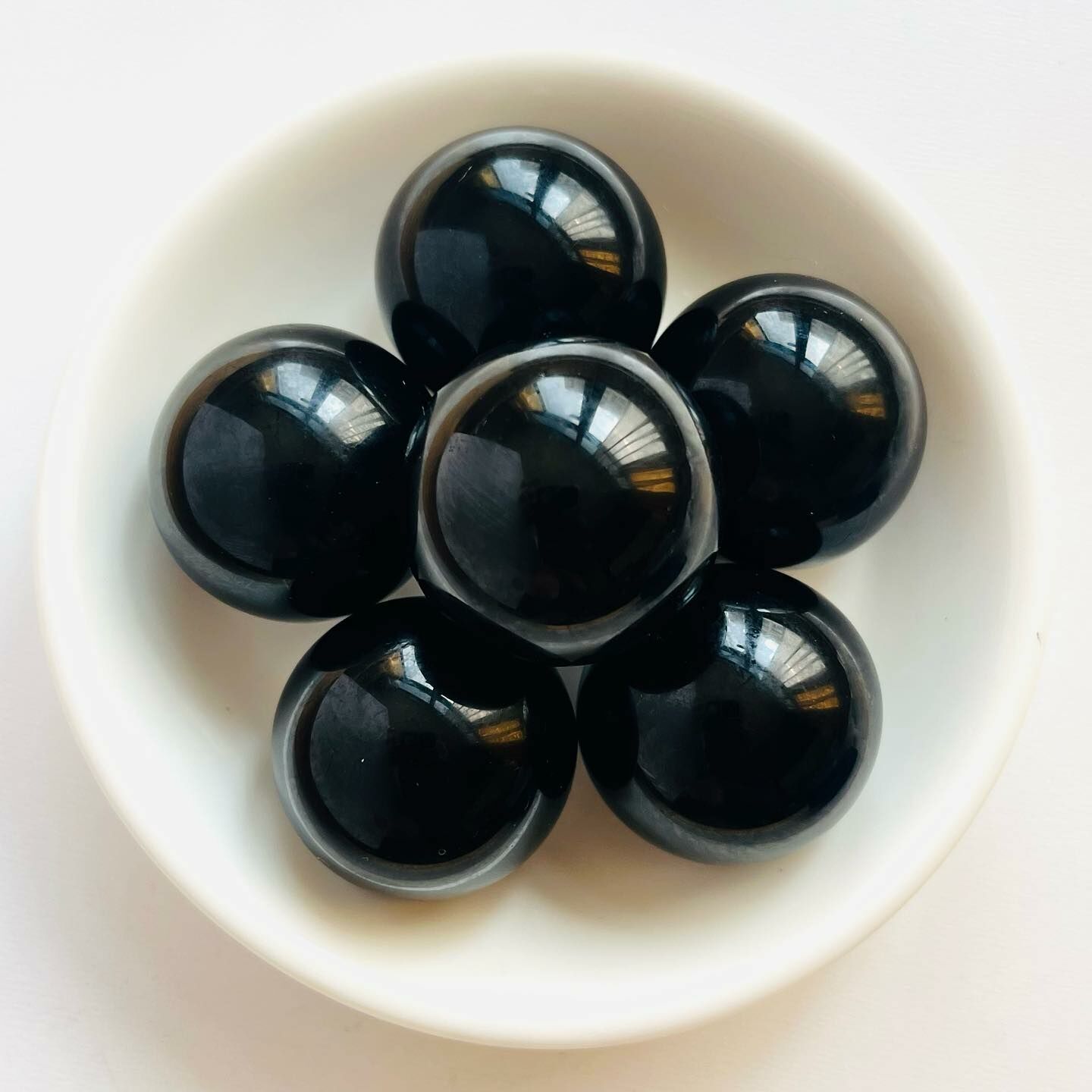 [原石] 黑曜石 水晶球