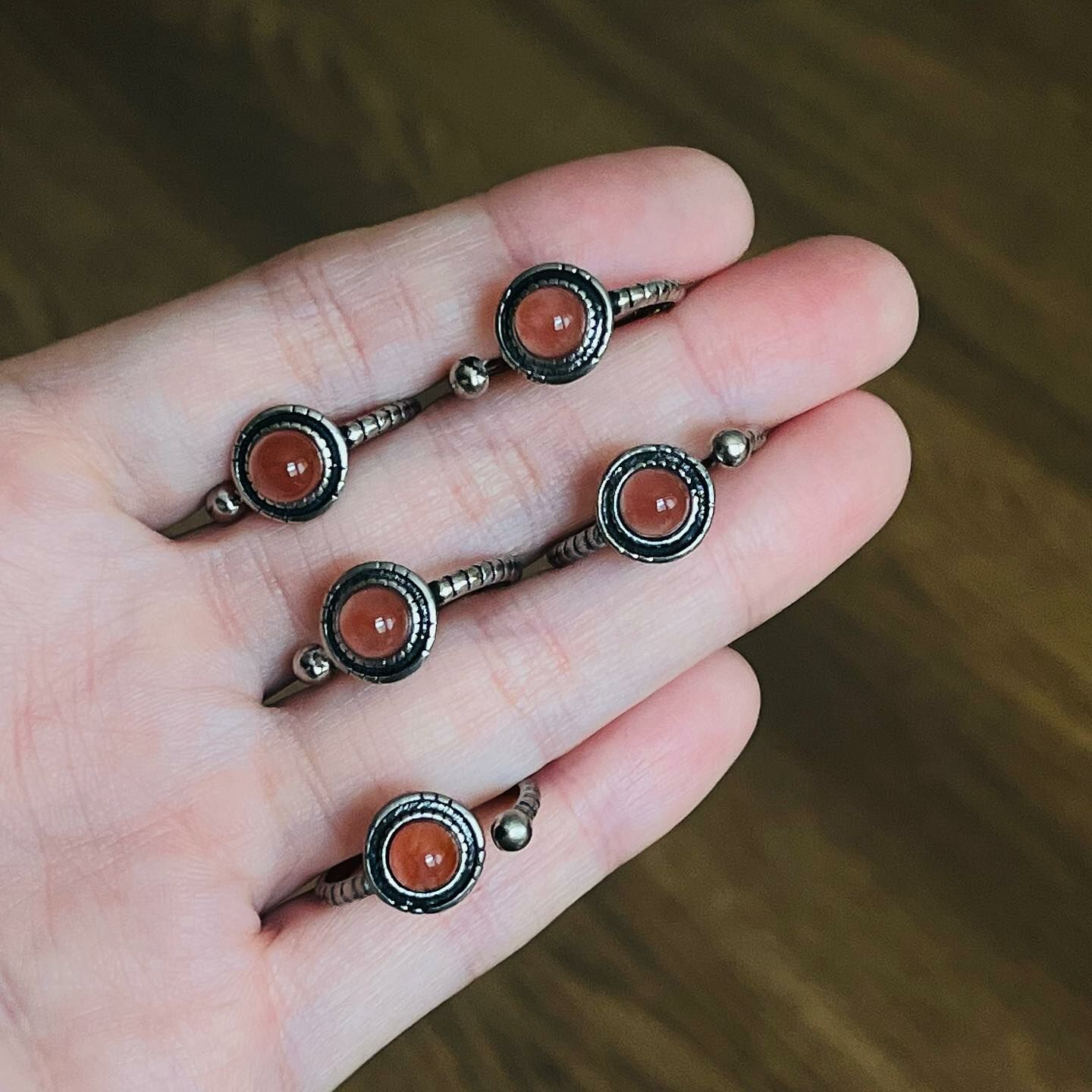 [原石] 紅兔毛 水晶戒指