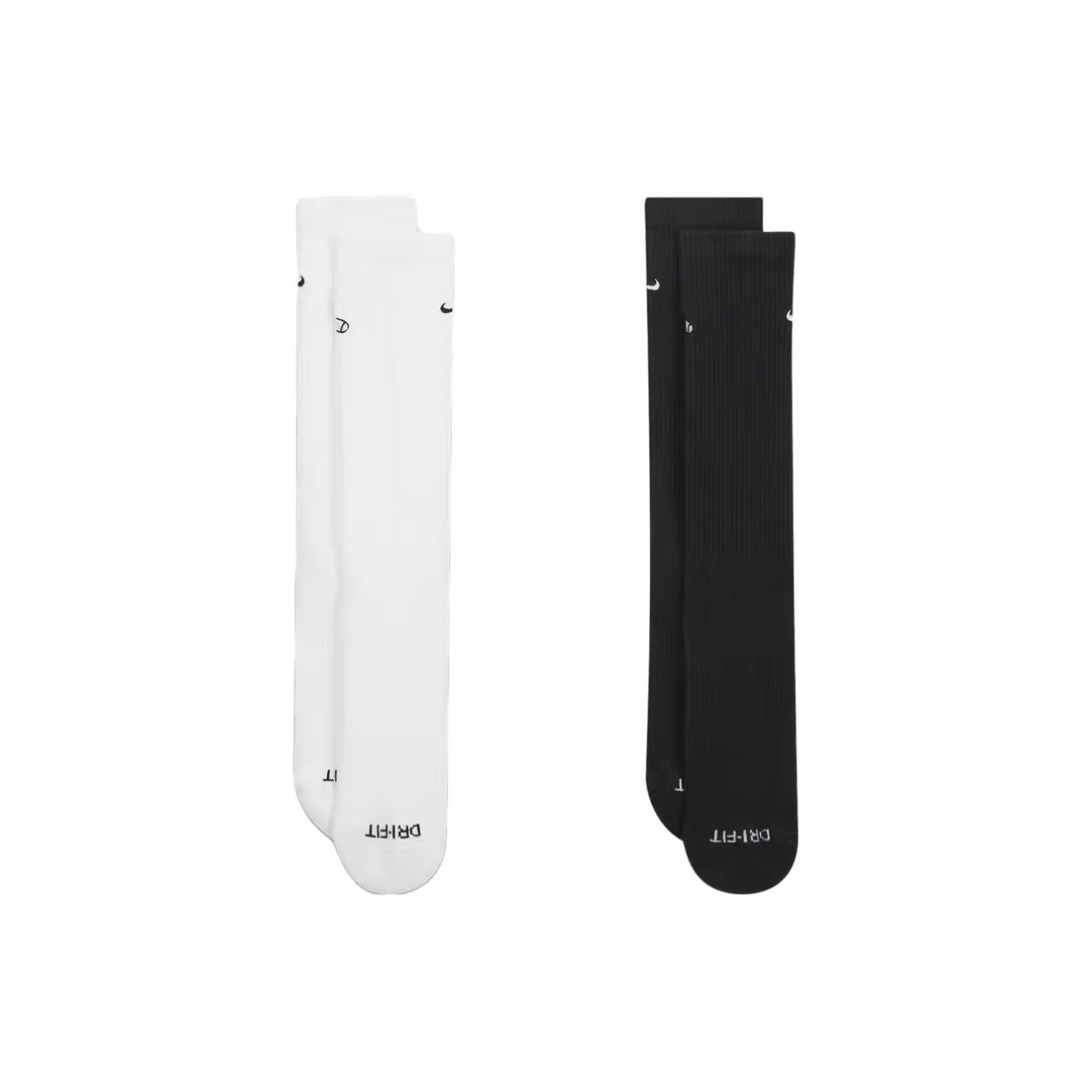 【現貨】Nike 小勾襪子刺繡圖案Logo 男女同款 兩入一組 中筒襪