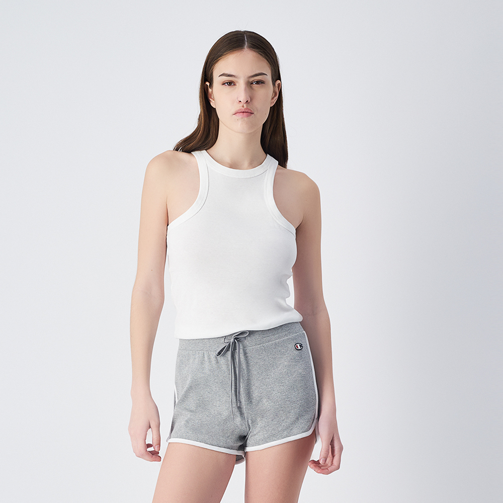 女款 -LEGACY 基本 羅紋 坦克背心-白色（117157-WW001）