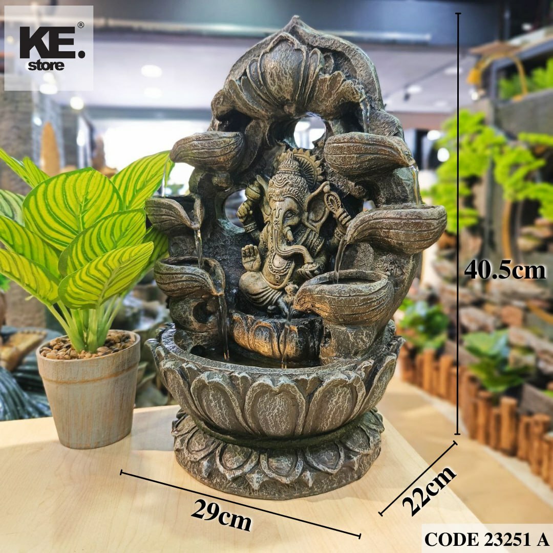 INDOOR WATER FOUNTAIN GANESHA CODE 23251 A