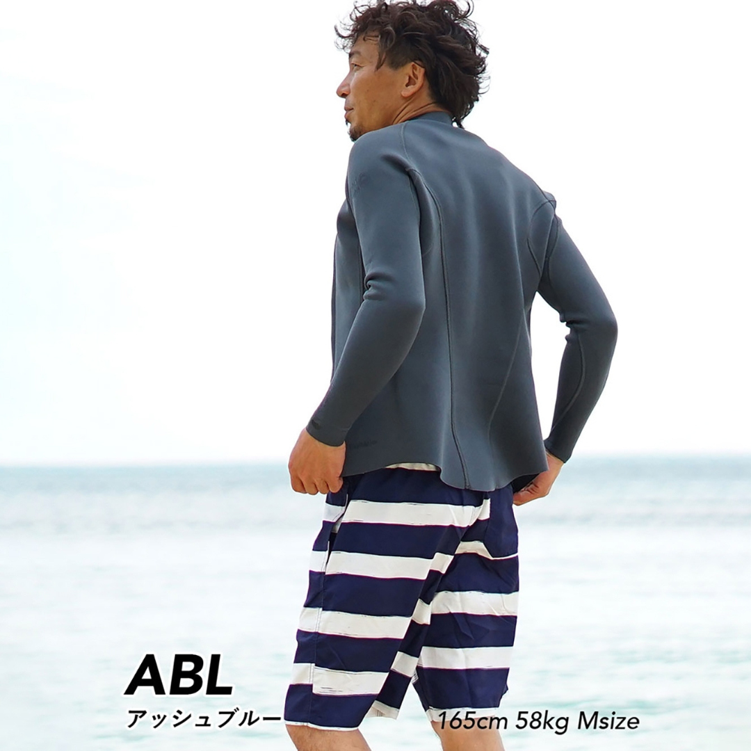 HeleiWaho 1.5mm男款 防寒上衣夾克 極光藍 ABL