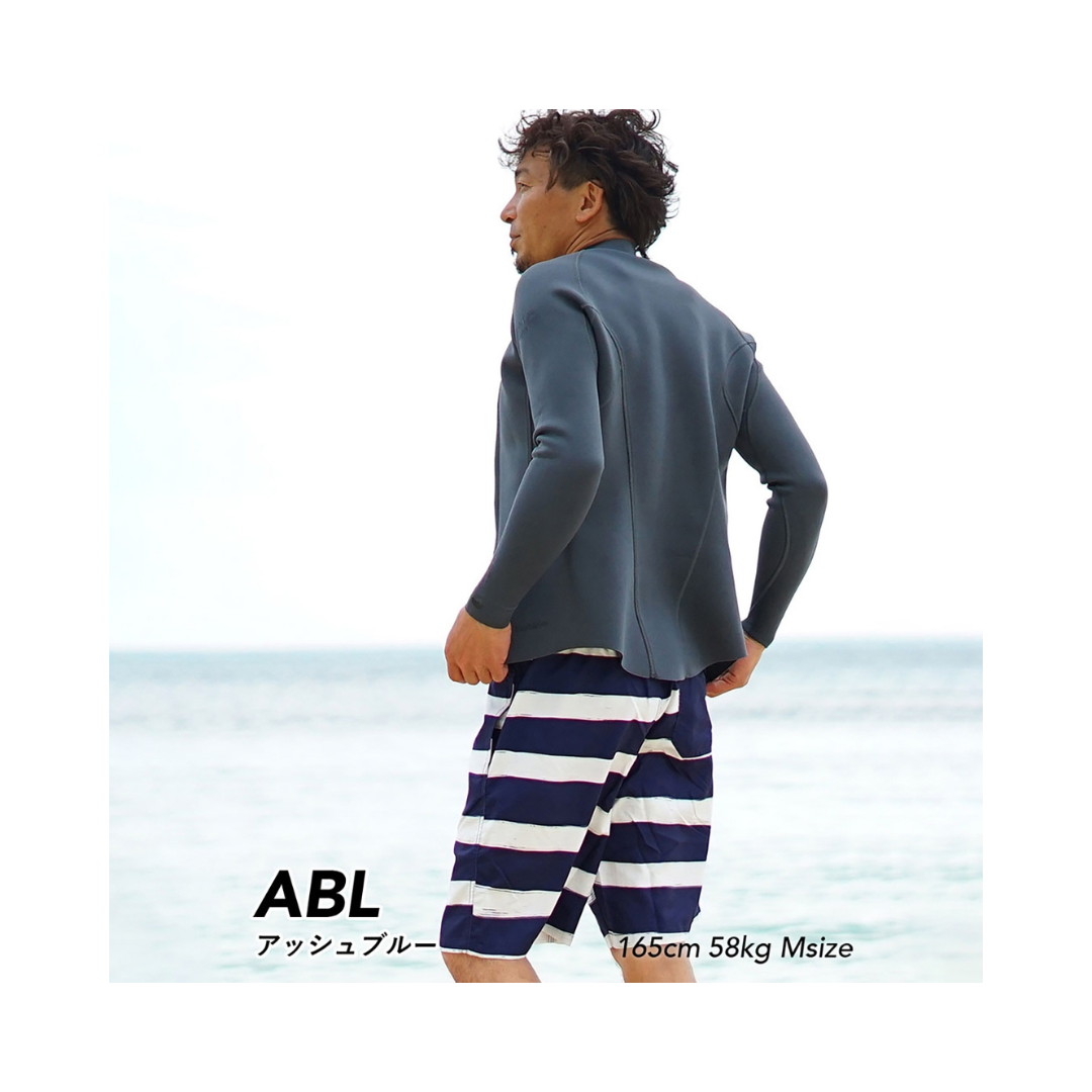 HeleiWaho 1.5mm男款 防寒上衣夾克 極光藍 ABL