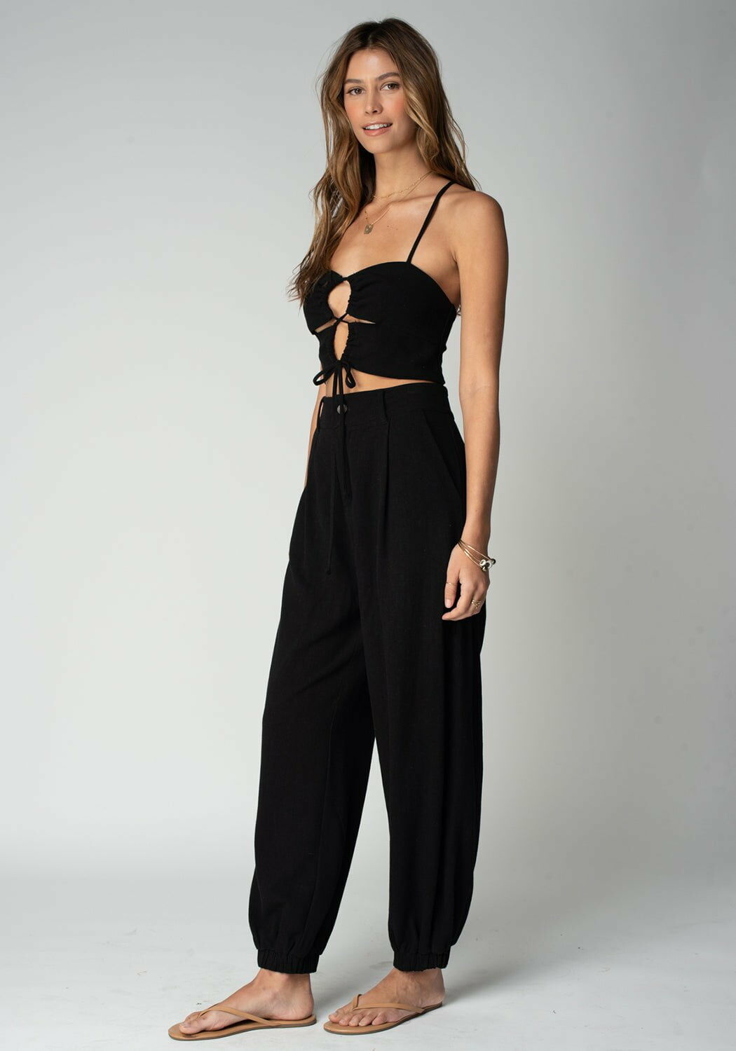 Linen Jules Top 棉麻鏤空背心