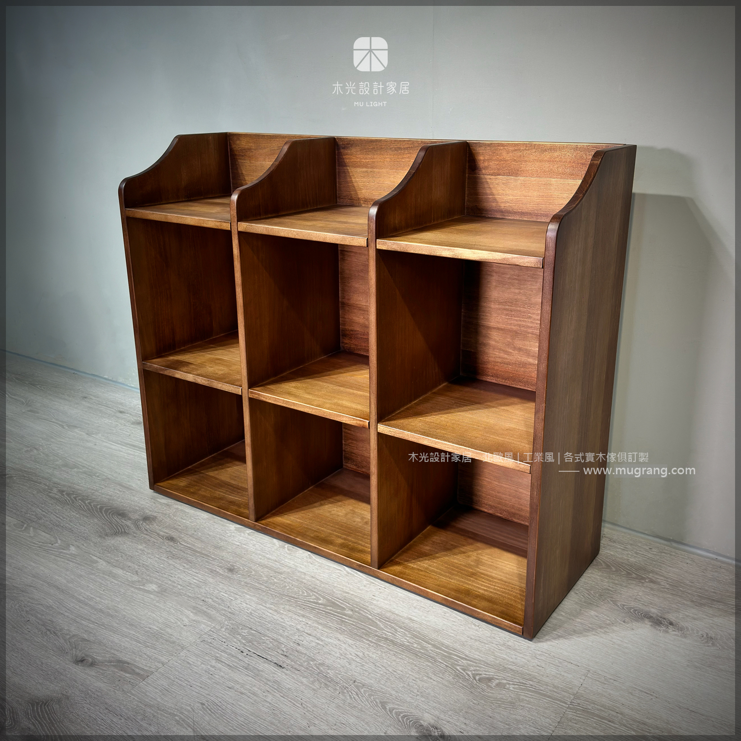 台灣製-全實木多層收納置物櫃|可訂製