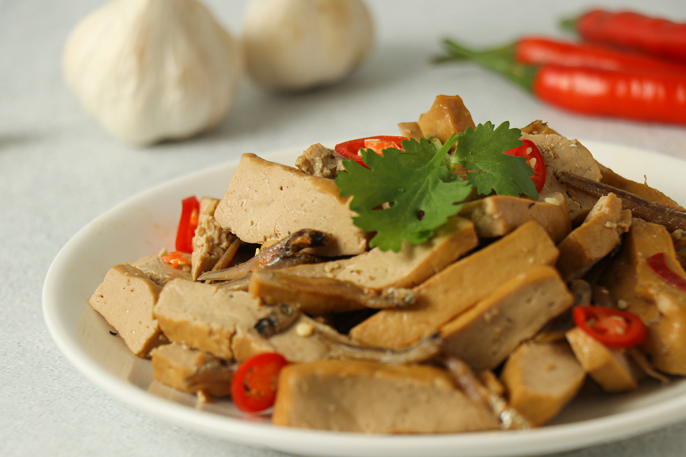 【上山吃飯】配角小魚豆干辣椒