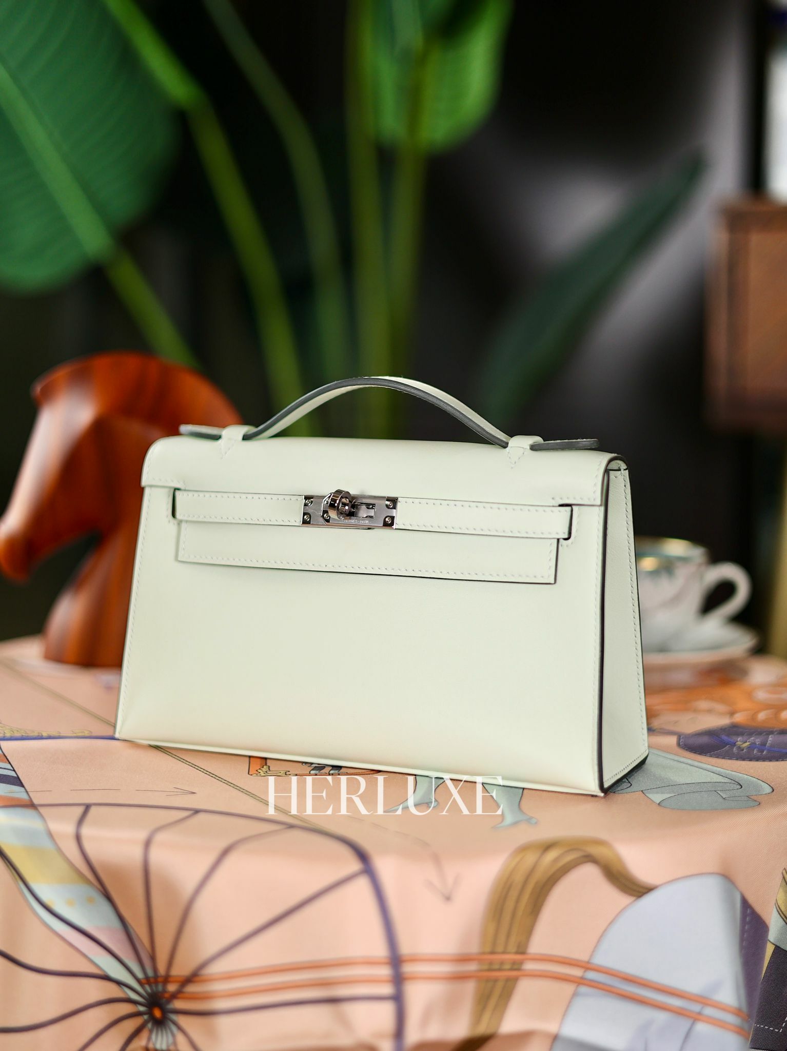 Kelly pochette 0S vert fizz ck swift B