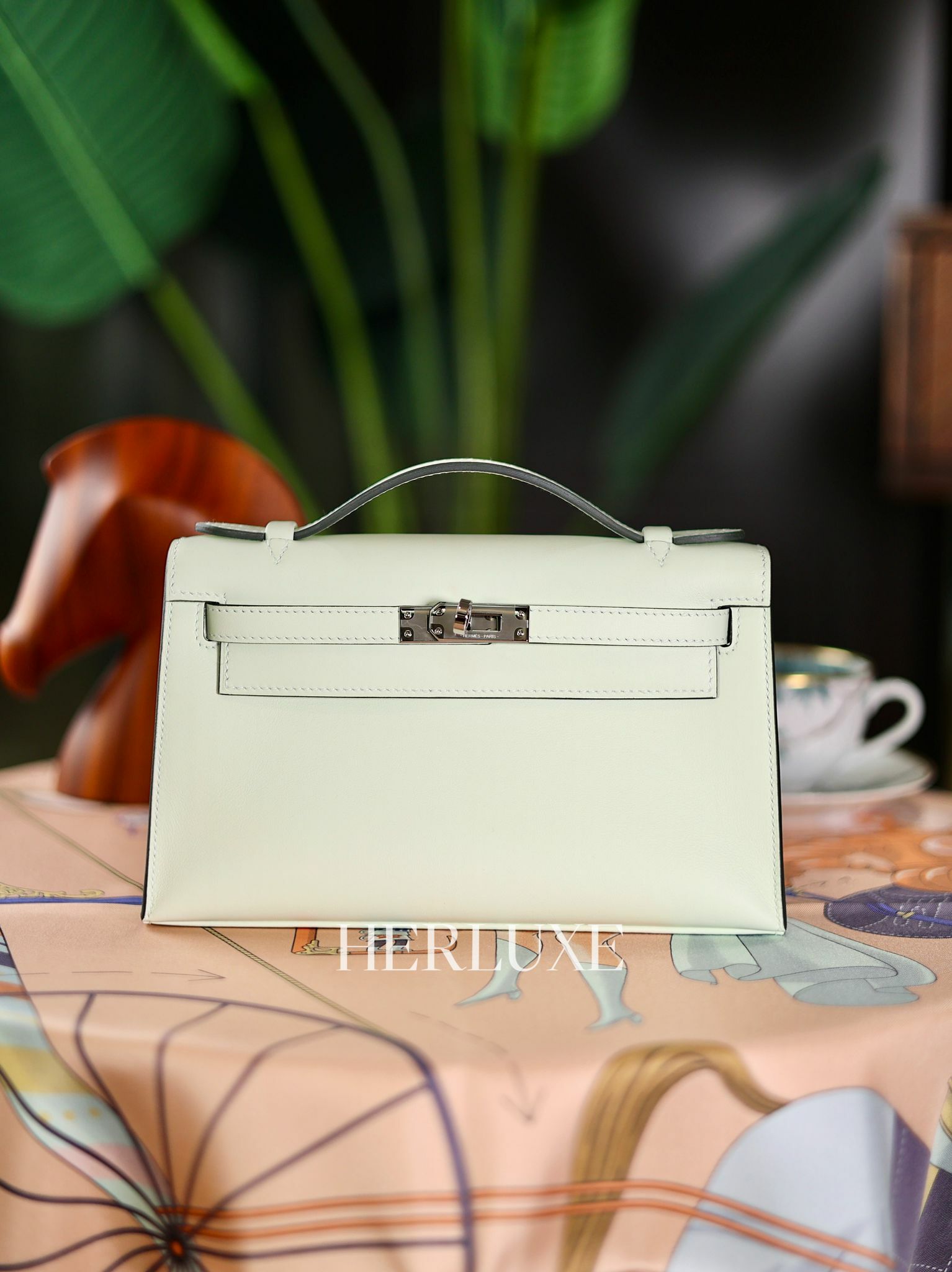 Kelly pochette 0S vert fizz ck swift B